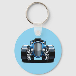 Toon Hotrod Kunst Schlüsselanhänger