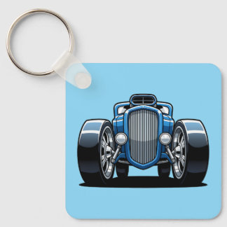Toon Hotrod Kunst Schlüsselanhänger