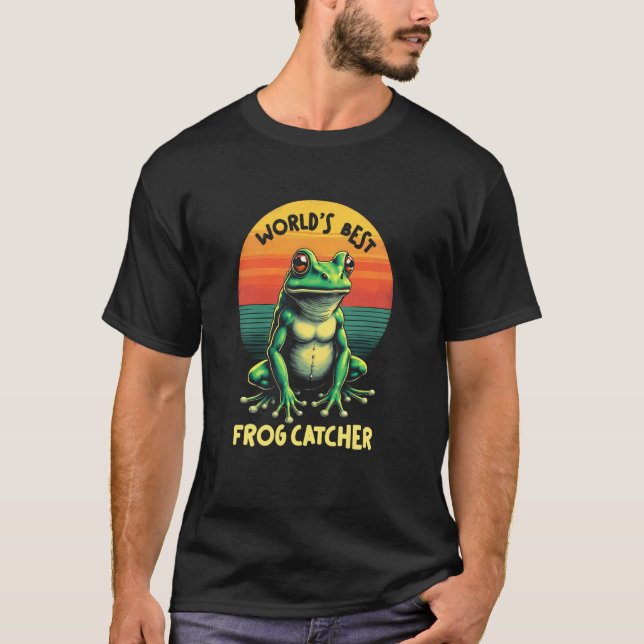 Toon Worlds bester Froschfänger T-Shirt (Vorderseite)