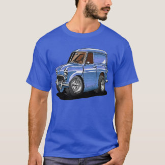 Toon Zeichnungen von Morris Mini 1000 Blue T-Shirt