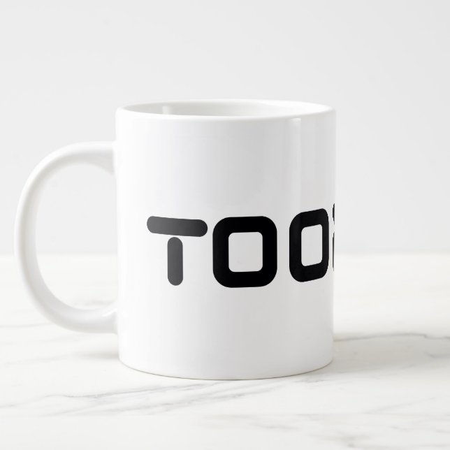 Toonami Digital-Schriftart-Logo Jumbo-Tasse (Links)