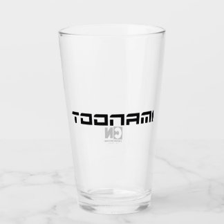 Toonami Futuristic Schriftart Logo Glas