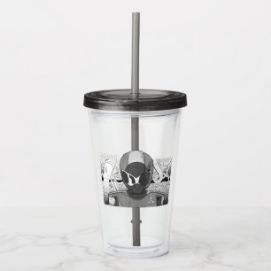 Toonami TOM 5 Countdown-Comic-Stoßfänger Acryltrinkbecher