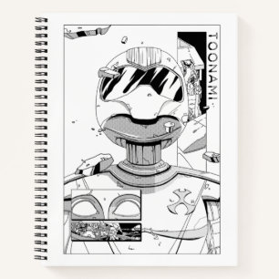 Toonami TOM 5 & SARA Comic Style Bumper Notizbuch