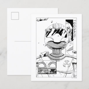 Toonami TOM 5 & SARA Comic Style Bumper Postkarte