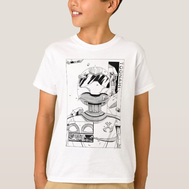 Toonami TOM 5 & SARA Comic Style Bumper T-Shirt (Vorderseite)