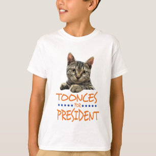 toonces für helles Shirt Präsidenten