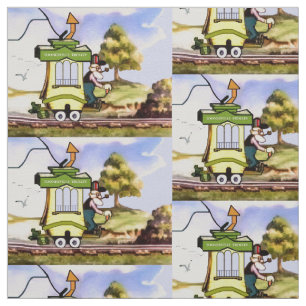 Toonerville Laufkatze Stoff