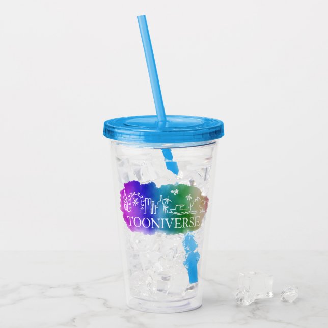 Tooniverse Acrylic Tumbler  Acryltrinkbecher (Vorderseite Ice)