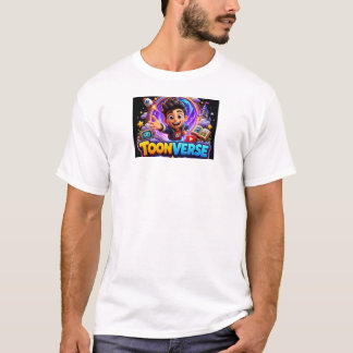 ToonVerse – KI-Cartoonfiguren & kreative Kinder T-Shirt