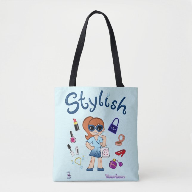 TOONVIDUALS Stilvolles Girl 3 Tasche (Vorderseite)