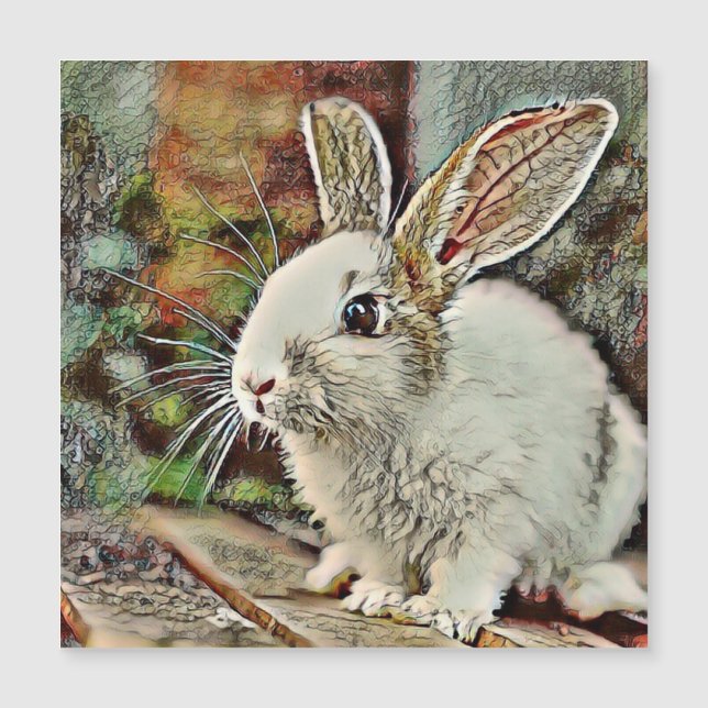 Toony Bunny Magnetkarte (Vorderseite)