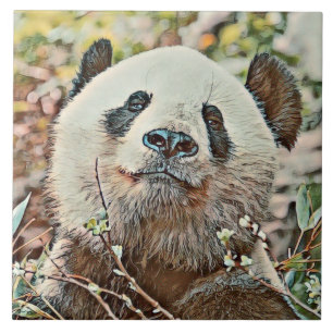 Toony Panda Fliese