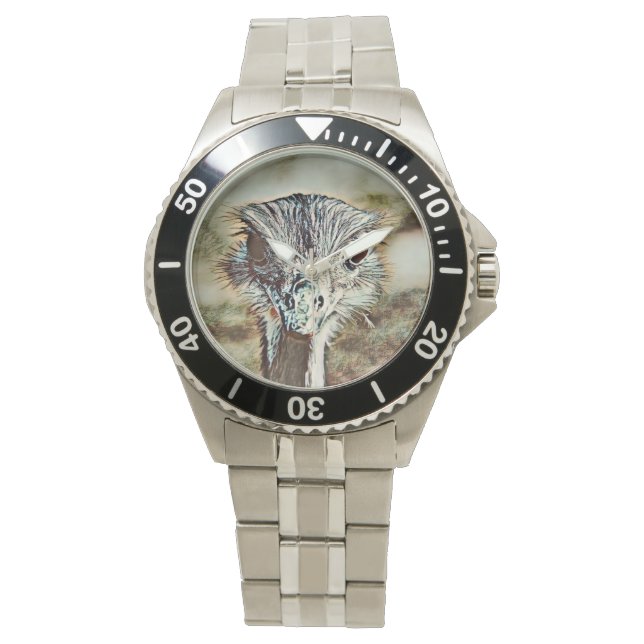 Toony Strauß Armbanduhr (Vorderseite)