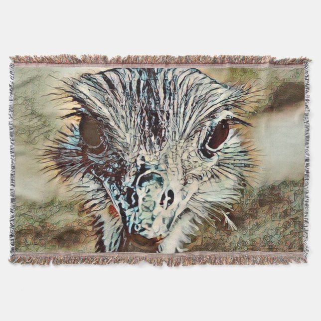 Toony Strauß Decke (Vorderseite)