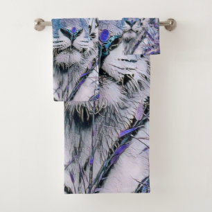 Toony Tiger blau Badhandtuch Set