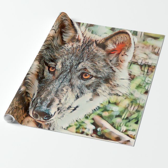Toony Wolf Geschenkpapier (Ungerollt)