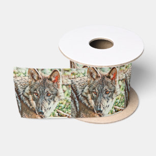 Toony Wolf Satinband
