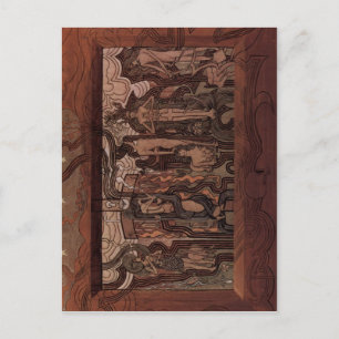 Toorop, Jan Das Lied der Zeit 1893 Technique Paste Postkarte