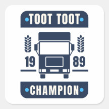 Toot Champ Sticker