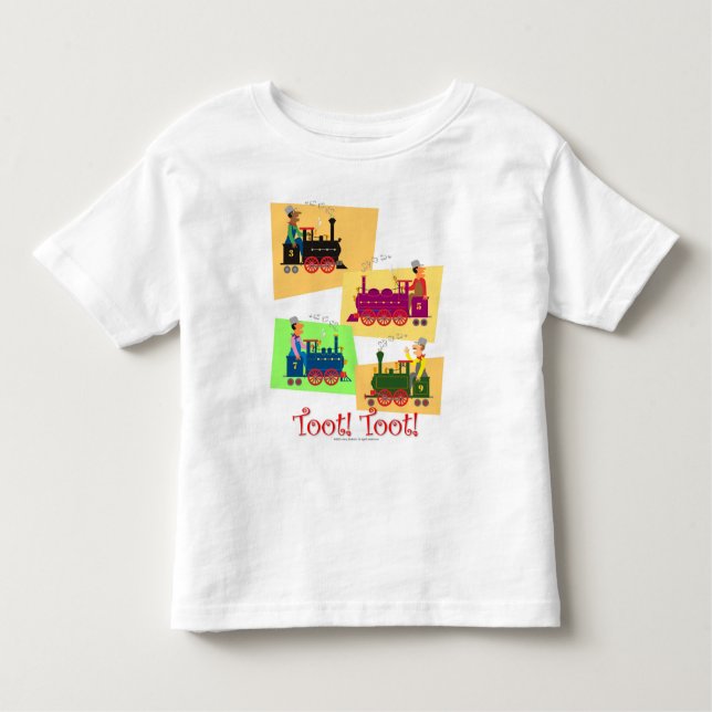 Toot! Toot! Kleinkind T-shirt (Vorderseite)