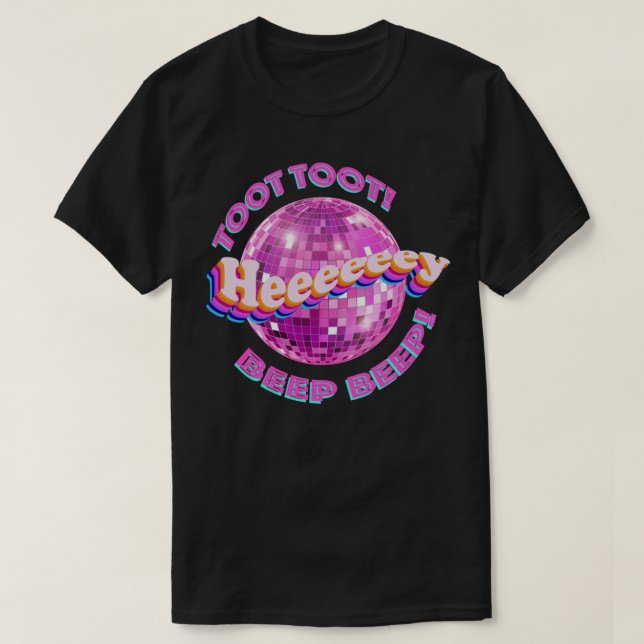 toot toot pieep klassischer T - Shirt (Design vorne)