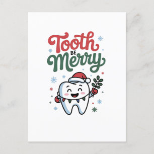 Tooth Be frohe Zahnarzt Weihnachten Weihnachten We Einladungspostkarte