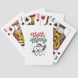 Tooth Be frohe Zahnarzt Weihnachten Weihnachten We Spielkarten