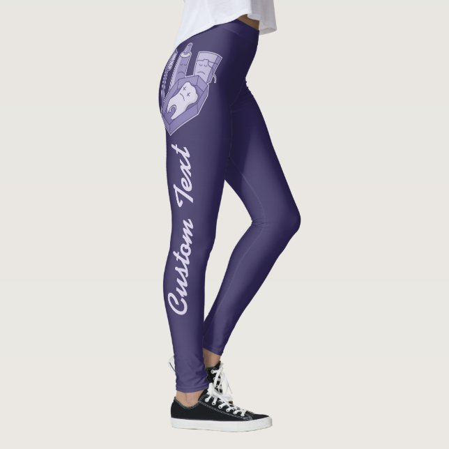Tooth-Beerdigung Leggings (Rechts)