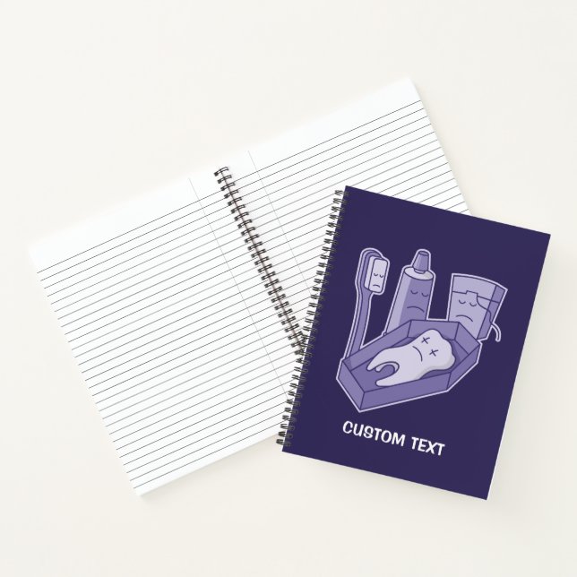 Tooth-Beerdigung Notizbuch (Innenseite)