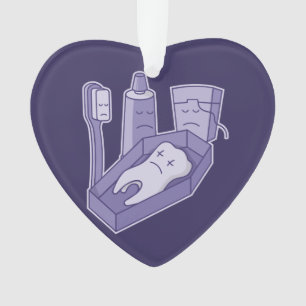 Tooth-Beerdigung Ornament