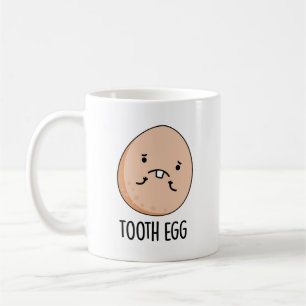 Tooth Egg Funny Dental Toothache Puff Kaffeetasse