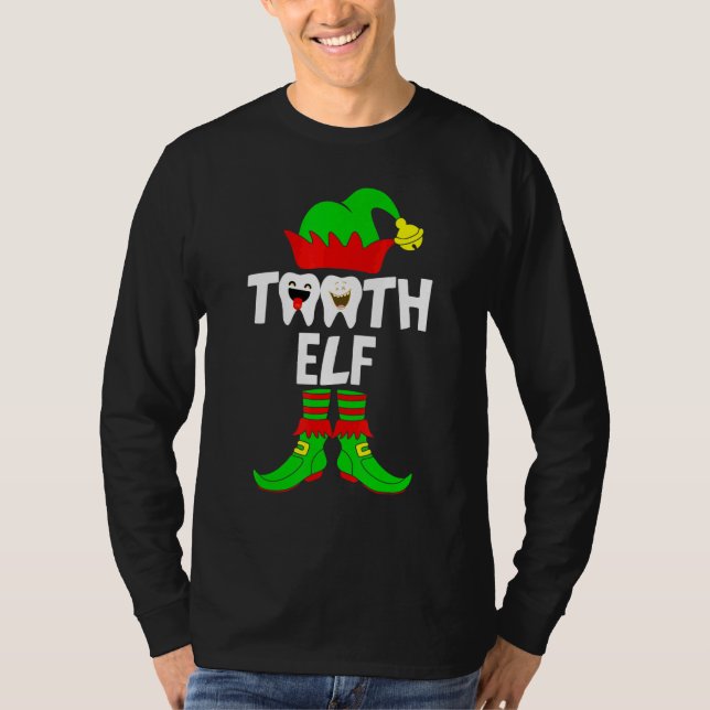 Tooth Elf Dentist Zahnklinik Teeth Elf Christm T-Shirt (Vorderseite)