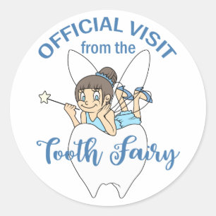 Tooth Fairy Besuch Runder Aufkleber