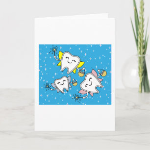 Tooth Fairy Dentist Lost Milk Tooth Karte