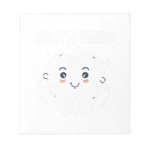 Tooth Fairy Dentist Teeth Dental Niedlich Hallowee Notizblock