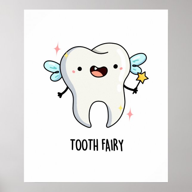 Tooth Fairy Funny Tooth Puff Poster (Vorne)