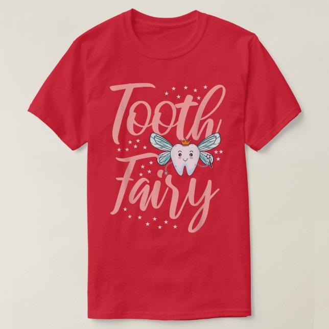 Tooth Fairy Geschenk Brush Ihre Zähne Kinder Zahn  T-Shirt (Design vorne)