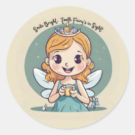 Tooth Fairy Gift Runder Aufkleber