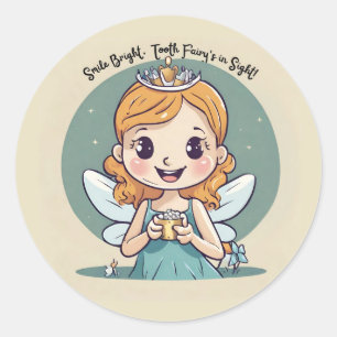 Tooth Fairy Gift Runder Aufkleber