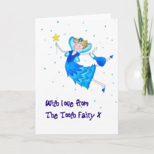 Tooth Fairy Gratulations Card Karte