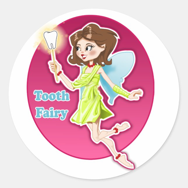 Tooth Fairy Keepake Sticker (Vorderseite)