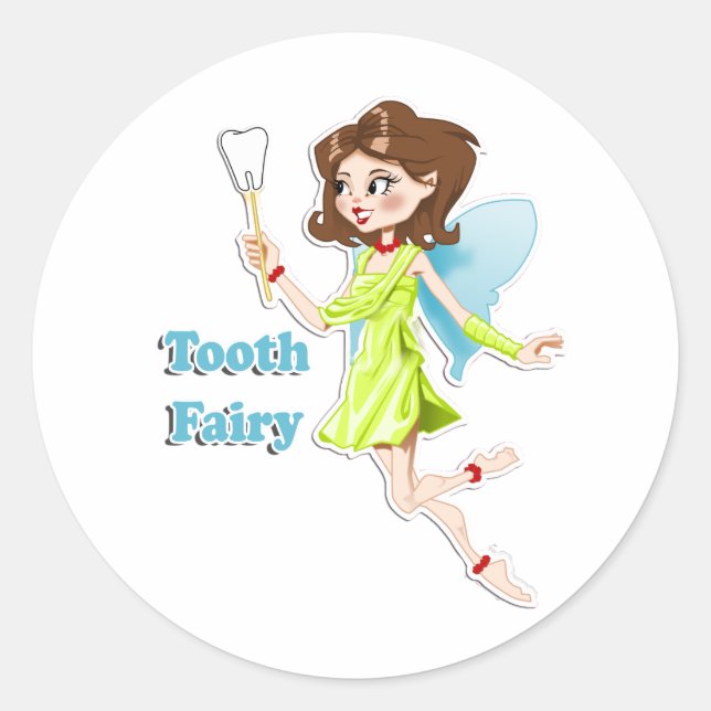 Tooth Fairy Keepake Sticker (Vorderseite)