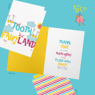 "Tooth Fairy Land" Glücklicher Spaß Funny Funny Vi Karte