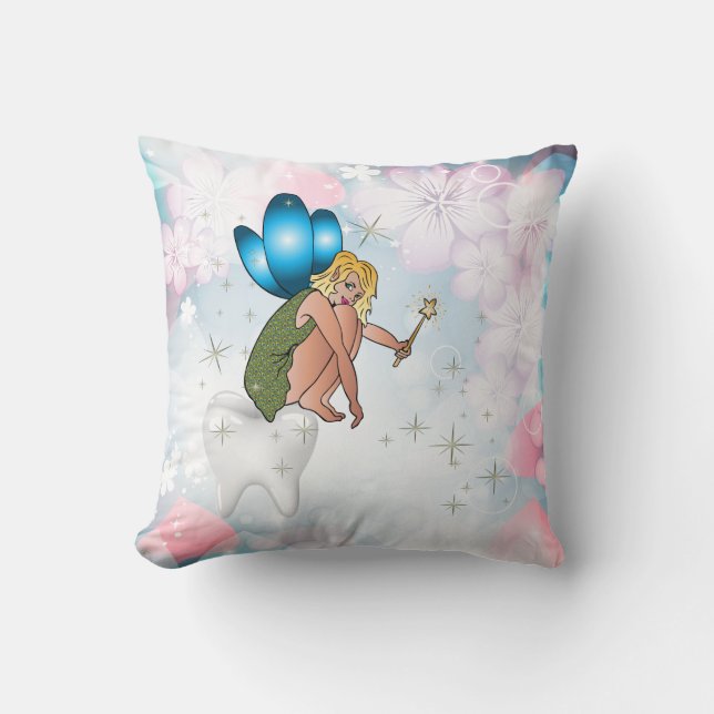 Tooth Fairy Personalisiert American MoJo Pillow Kissen (Vorderseite)