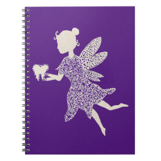 Tooth Fairy Silhouette Notizblock