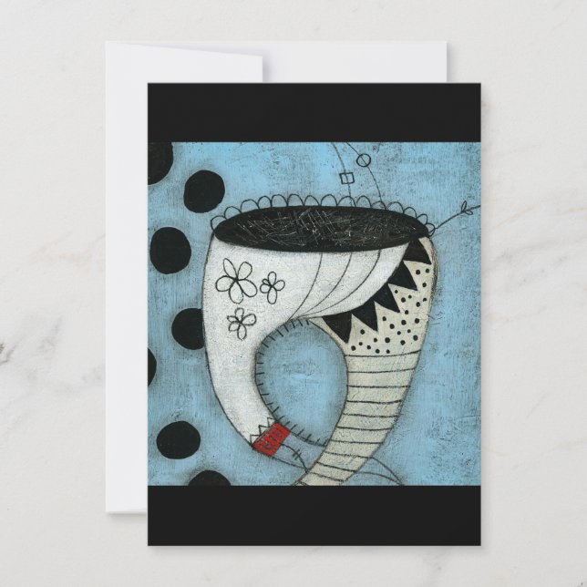 Tooth hat eine nette Pants Grußkarte Karte (Vorderseite)
