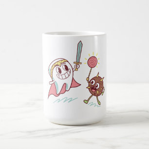 Tooth Hero / Bacteria Monster Fun Zahnarzt Cartoon Kaffeetasse