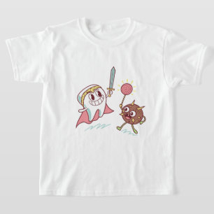 Tooth Hero / Bacteria Monster Fun Zahnarzt Cartoon T-Shirt
