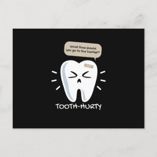 Tooth Hurty Dentist Dentist Postkarte